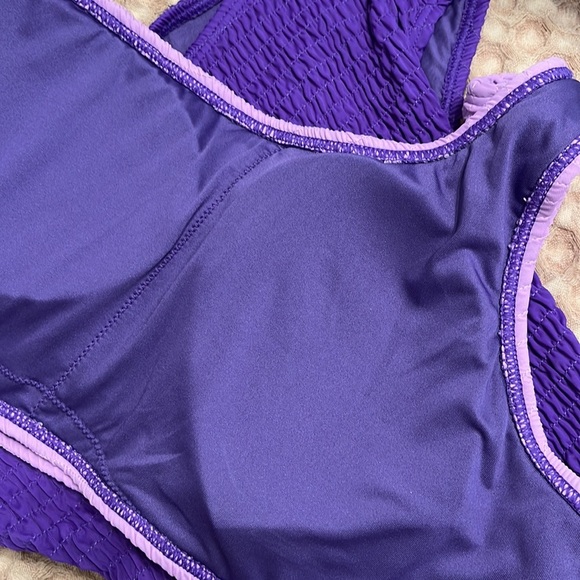 NEW SWIMSUIT - One Piece Asymmetrical Swimsuit with High Waist and Cutout - Picture 6 of 8